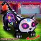 5 Ft Day of The Dead Halloween Inflatables Skeleton Black Cat with Sugar Skull